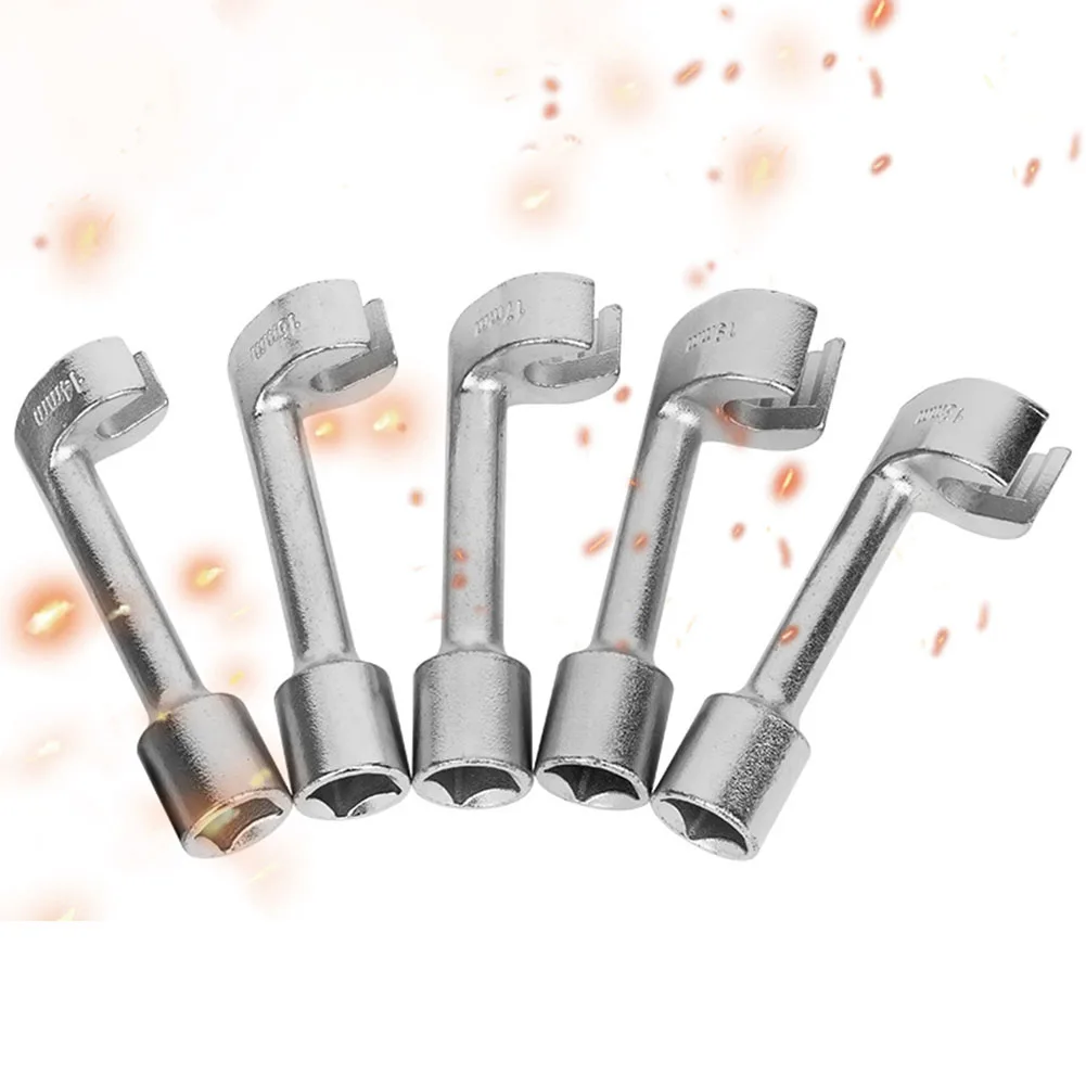 

6pc L-Type Diesel Injector Line Socket Wrench 12-19mm 1/2inch Drive Fuel Line Disconnect Tool Kit For Dismantling Injector Lines