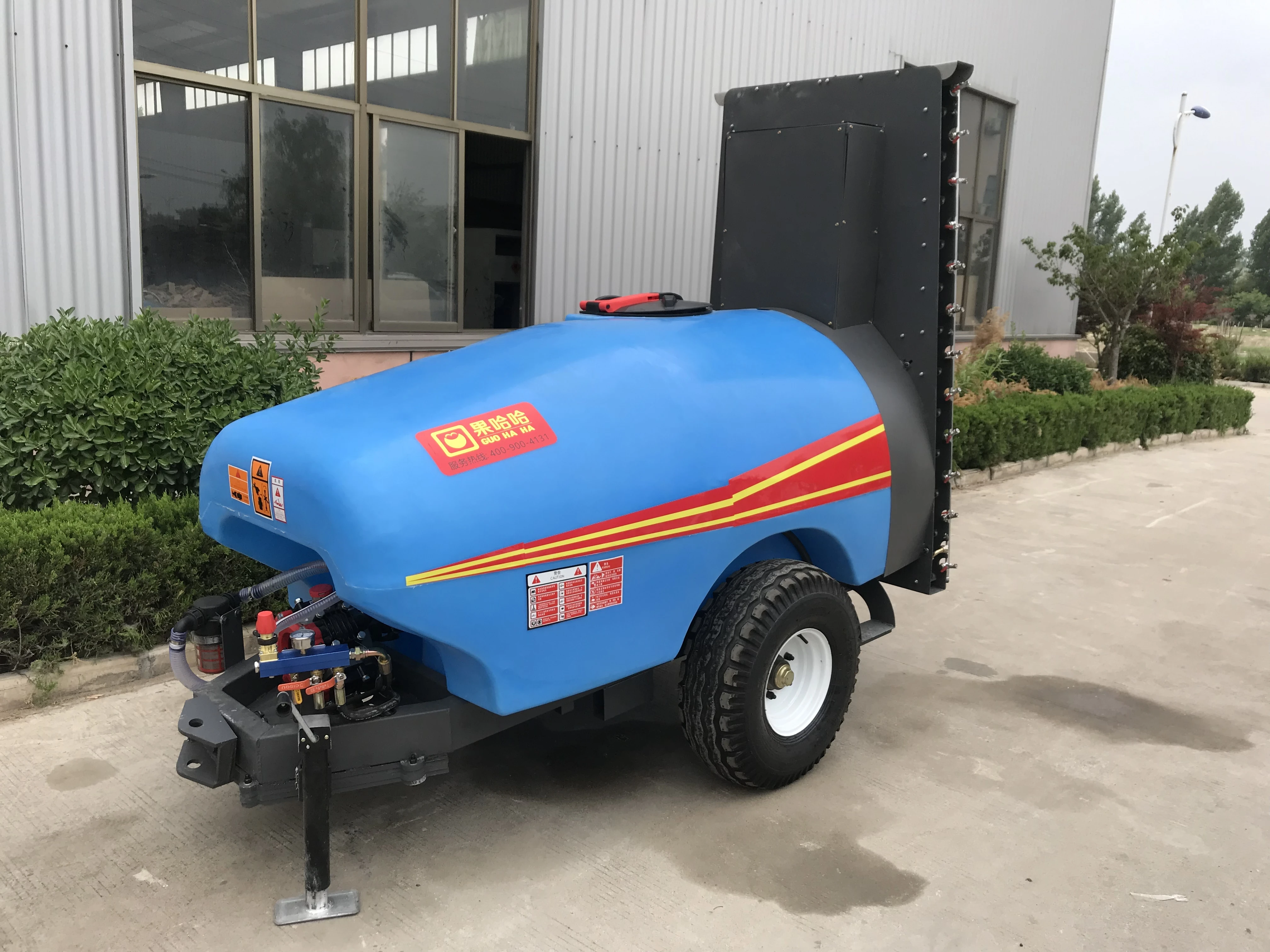 Trailer Type Orchard Sprayer,Tractor PTO sprayer , 1300 liter large Field Sprayer Air blower high performance