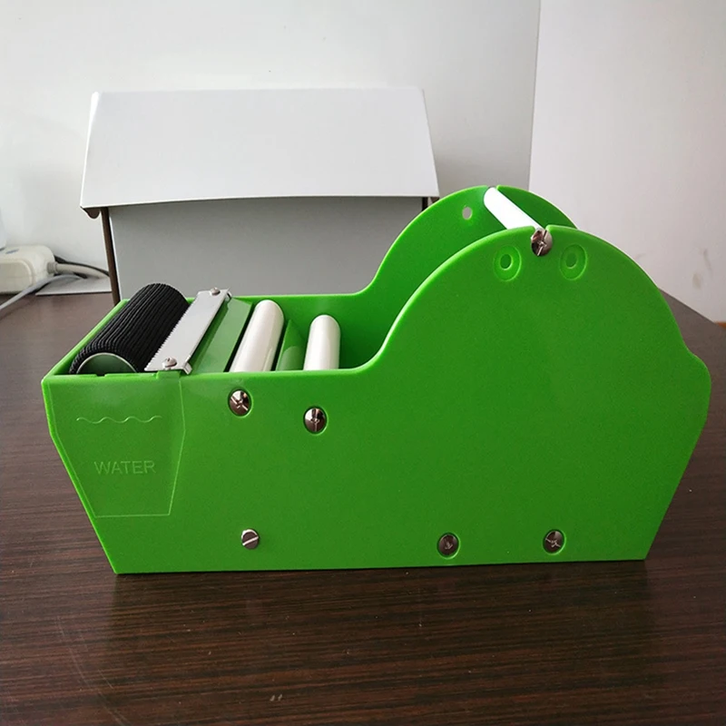 Water Activated Gummed Kraft Paper Tape Packaging Dispenser Green Kraft Paper Tape Cutter For Box Sealing