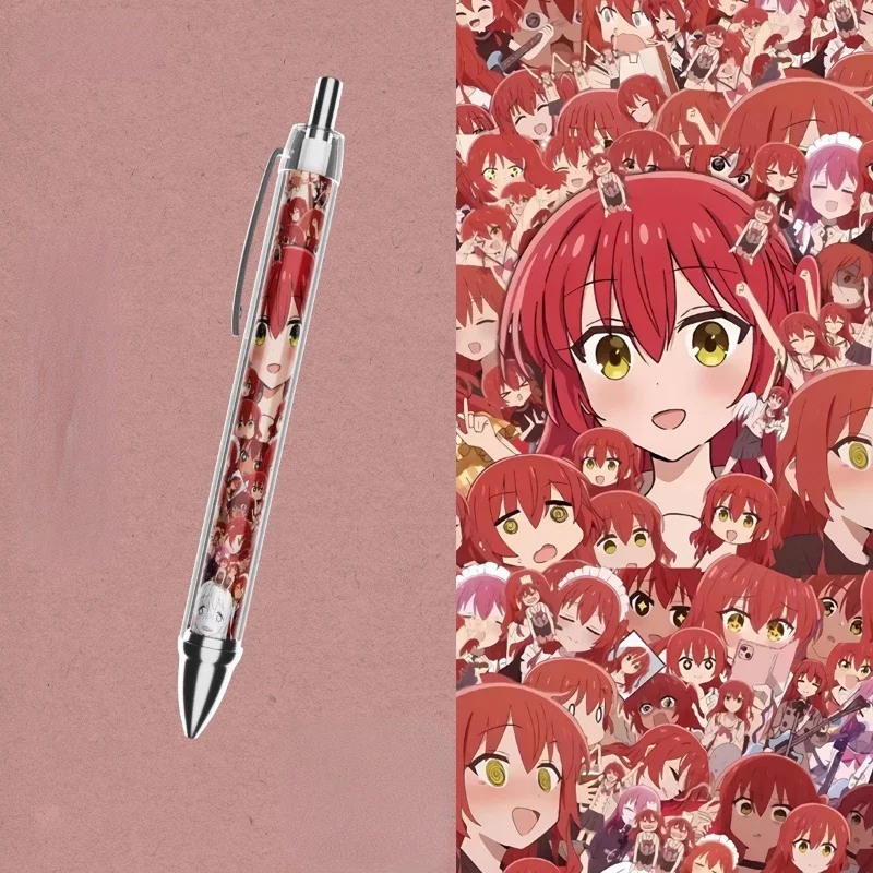 Anime BOCCHI THE ROCK Cute Gel Pens 0.5mm Gotoh Hitori Yamada Ryo Ijichi Nijika Kita Ikuyo Kawaii School Supplies Stationery