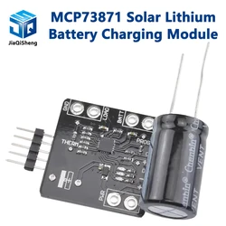 MCP73871 Solar Lithium Battery Charging Module DC 5V Lithium-Ion Lithium Polymer Battery Charger Board Power Bank