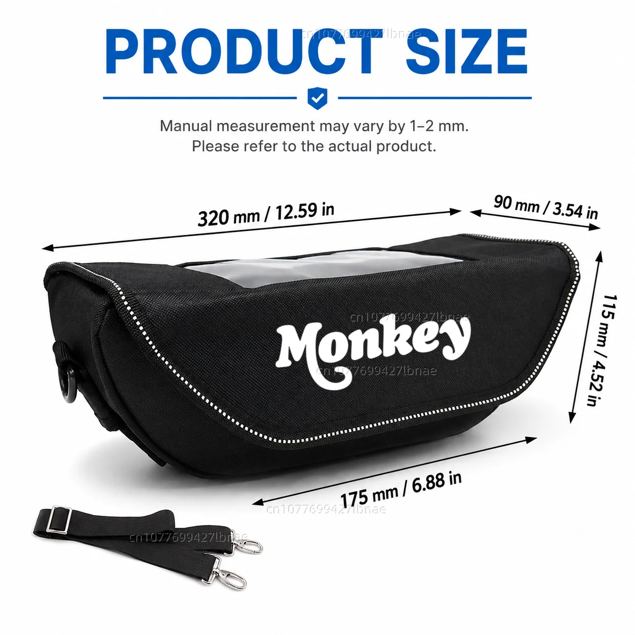 Front Storage Bag Handlebar Bag Motorcycle Accessories For Monkey 125 Z125 Z 125 Z120 2018-2026 Monkey125