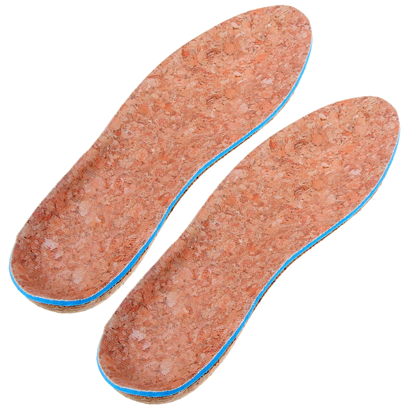 Cork Insole Heel Half Lift Pads Supple Insoles Lifting for Shoes Height Increase Invisible