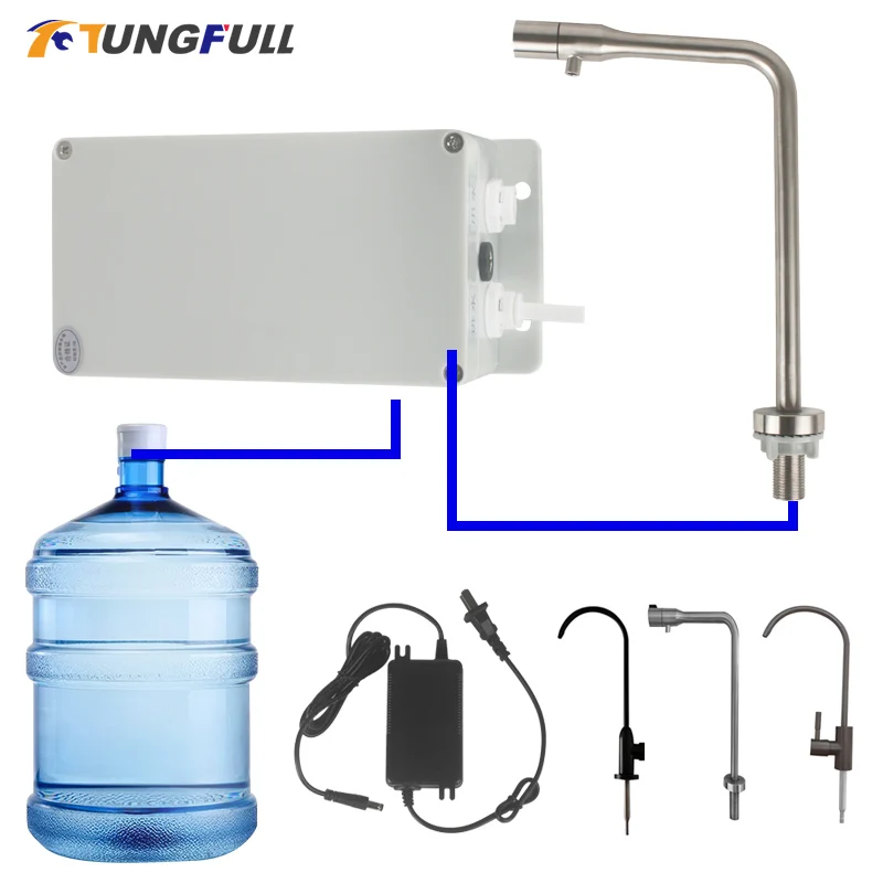 

Automatic Faucet Pump Electric Tap Water Pump for RV/Camping 2.7L Kitchen Faucet Pump Portable Automatic Suction Pump