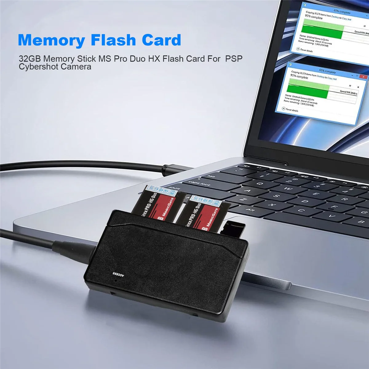 หน่วยความจํา 32GB MS Pro Duo Flash การ์ด PSP กล้อง Cybershot