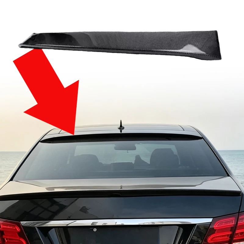 Roof Spoiler For 2010‑2015 Mercedes Benz E Class W212 Car Rear Window Top Wing Exterior Body Kit Modification Accessories