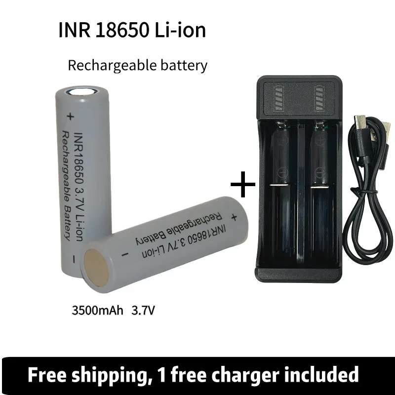 Free Shipping NRC18650BD charger 3.7v Rechargeable Battery 3500mAh 25A 18650Battery Lithium Ion Power Battery for electric tool