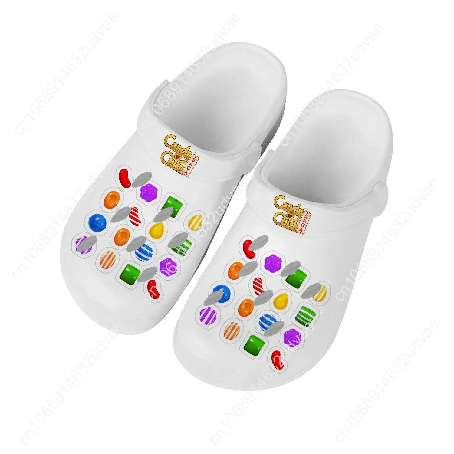 

Candy Crush Saga Sandals Men Women Teenager Fashion Water Shoes Garden Breathable Comfort Beach Summer Custom Slippers