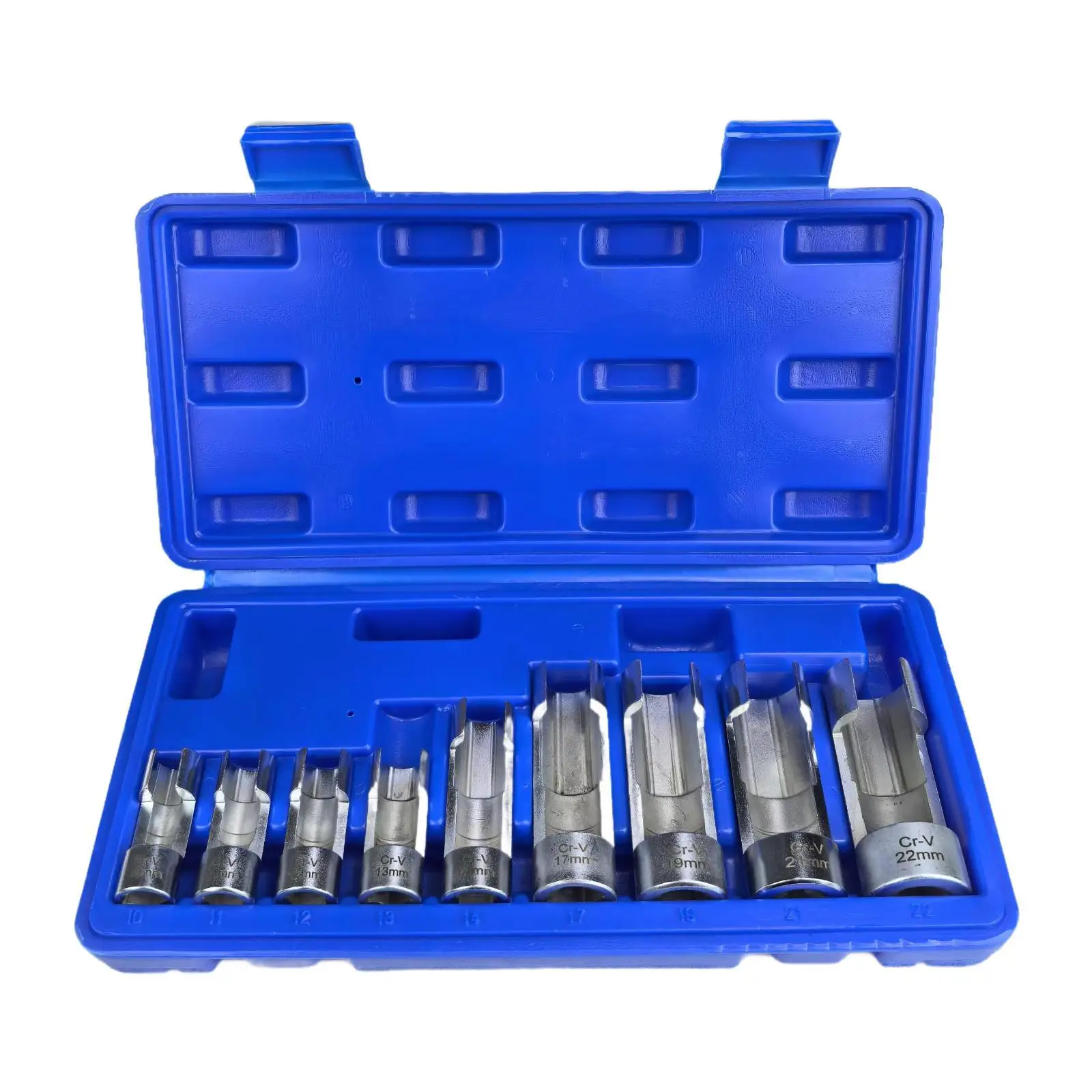 9x Oxygens Sensors Sockets Removal Kit 3/8inch 1/2 inch Drive with Storage Box