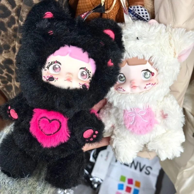 Autentyczna seria Nommi Cute Never Close, pluszowa figurka w niespodziance, ręcznie robiona, modna lalka, ozdoba, prezent urodzinowy dla dziewczynek i dzieci, dekoracja.