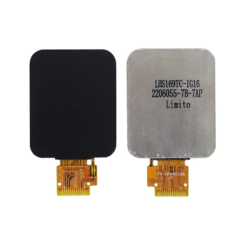 Pantalla LCD TFT a color IPS de 1,69 pulgadas (placa/sin placa) Controlador ST7789 Interfaz MCU de 8 bits 240 (RGB) * 280