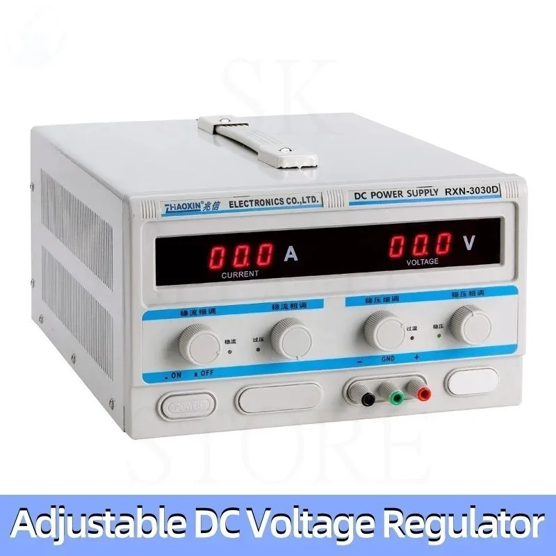 Adjustable Dual Channel Linear DC Power Supply Benchtop Supply 2 Channel DC Regulated Power Supply RXN-3010D/RXN-3020D/RXN-3030D