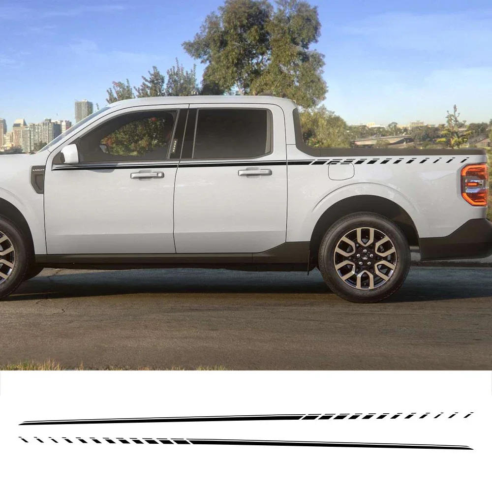 

Наклейка на линию талии пикапа для Toyota Hilux GWM Cannon Dodge RAM Ford F150 Maverick, универсальная наклейка в полоску для грузовика, автоаксессуары