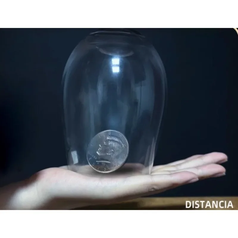 Distancia by Les French – Dollar Coin Edition Magic Tricks Mind-Controlled Coin Flip Vanish Magia Close-up Illusions Gimmicks