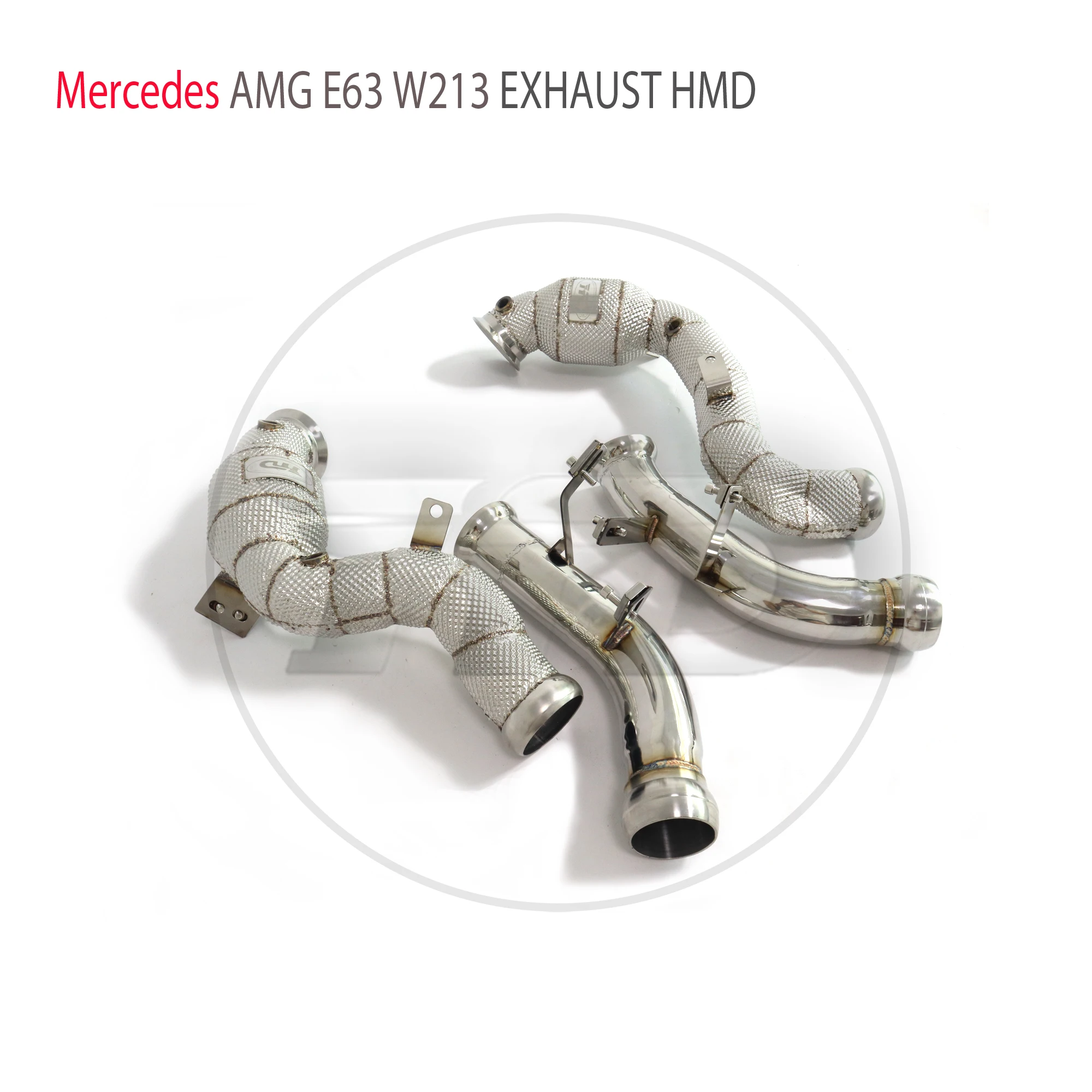 

HMD Exhaust System High Flow Performance Downpipe for Mercedes Benz AMG E63 W213 With Catalytic Headers