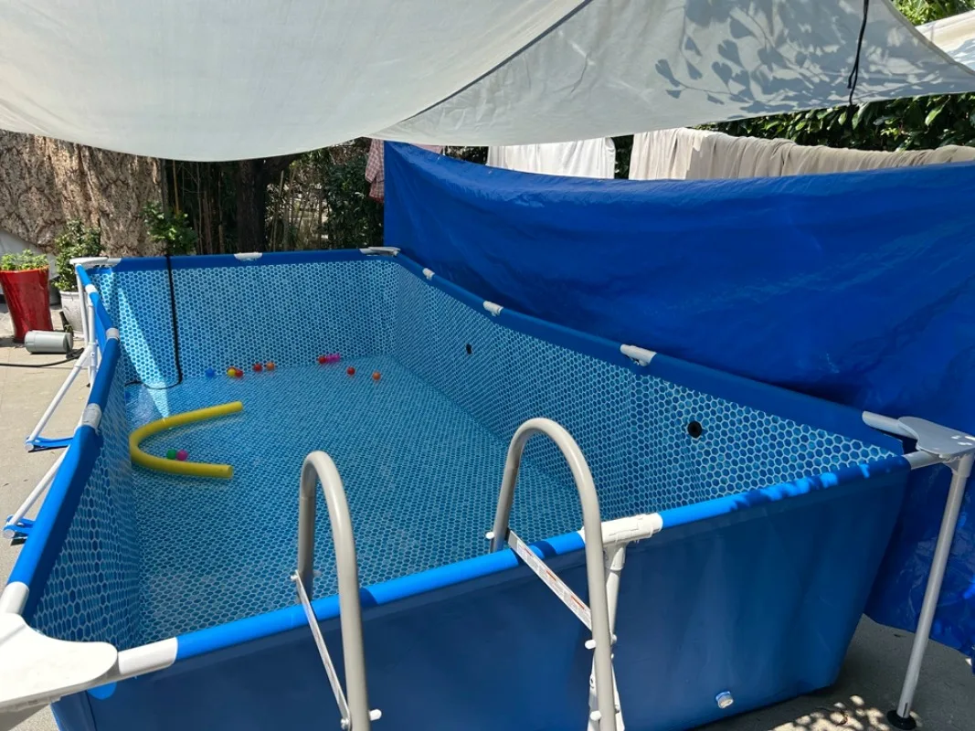 For Non-Inflatable Large Adult Swimming Pool, Thickened Foldable Bracket Pool, Household Outdoor Patio Water Activity Pool
