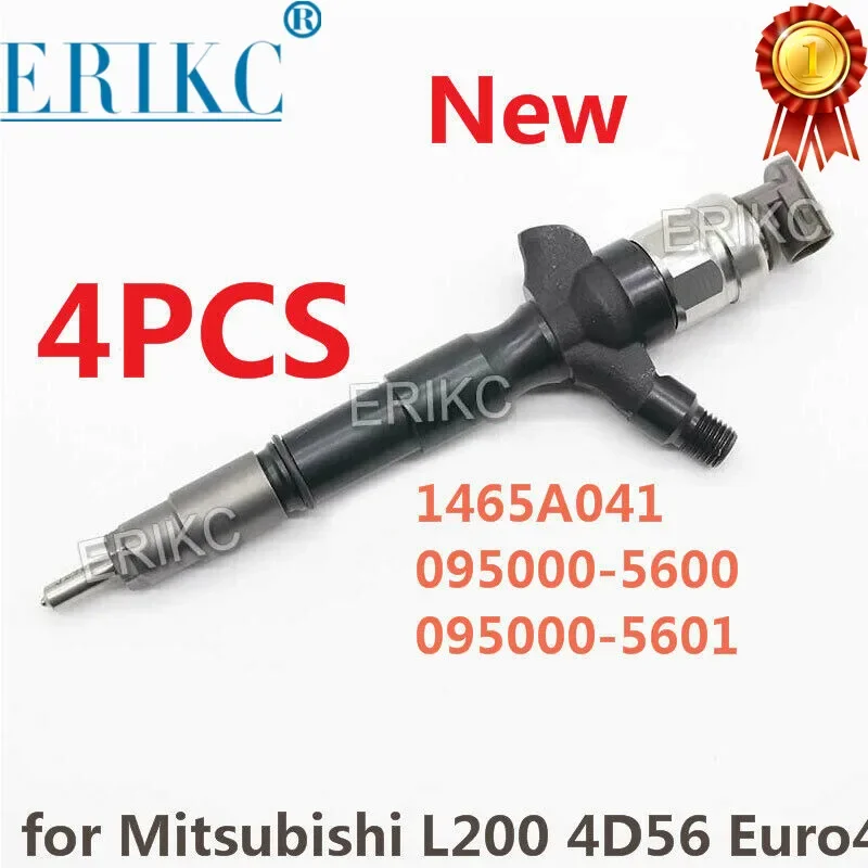 

4PCS 1465A041 095000-5600 Injector 0950005600 Common Rail Engine Injection Nozzle for Mitsubishi L200 4D56 Euro4