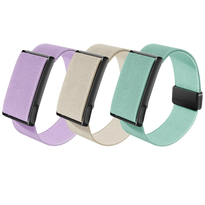 

New Nylon Loop Sport Band Elastic Adjustable Fitness Tracker Strap Breathable Soft Replacement Wristband for Amazfit Helio Strap
