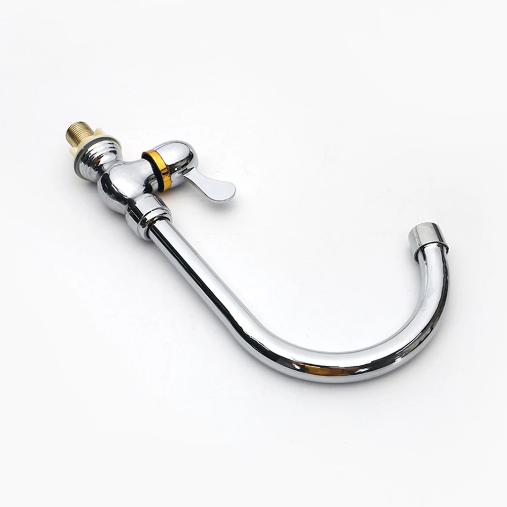 High Quality New Practical Kitchen Faucet Sink Mixer Taps Swivel Spout Chrome Cold Water Tap Deck Mounted Kitchen Accessories