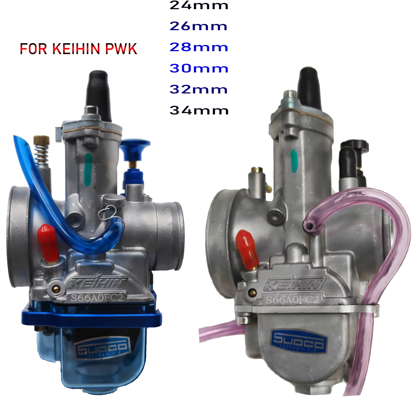 Motorcycle Carburetor for Keihin PWK 24 26 28 30 32 34 mm Scooters Motocross Universal Accessories Dirt Bike Racing