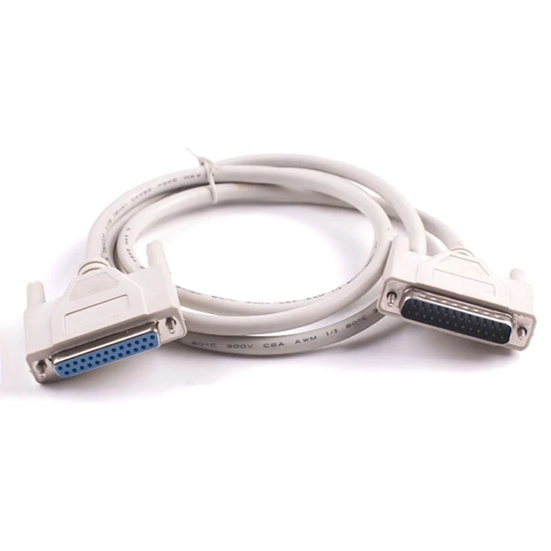 25-Pin M To Hole F Extension Cable,DB25 - Parallel Printer Extension Cable (25 Pin, Male To Female)