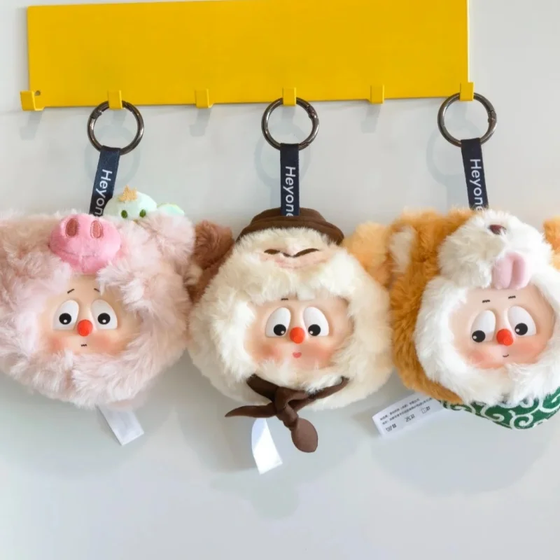 

New Heyone Black Play Emodo Ronghua Animal City Blind Box Bag Pendant Cute Doll Gift Desktop Ornament Surprise Birthday Gift