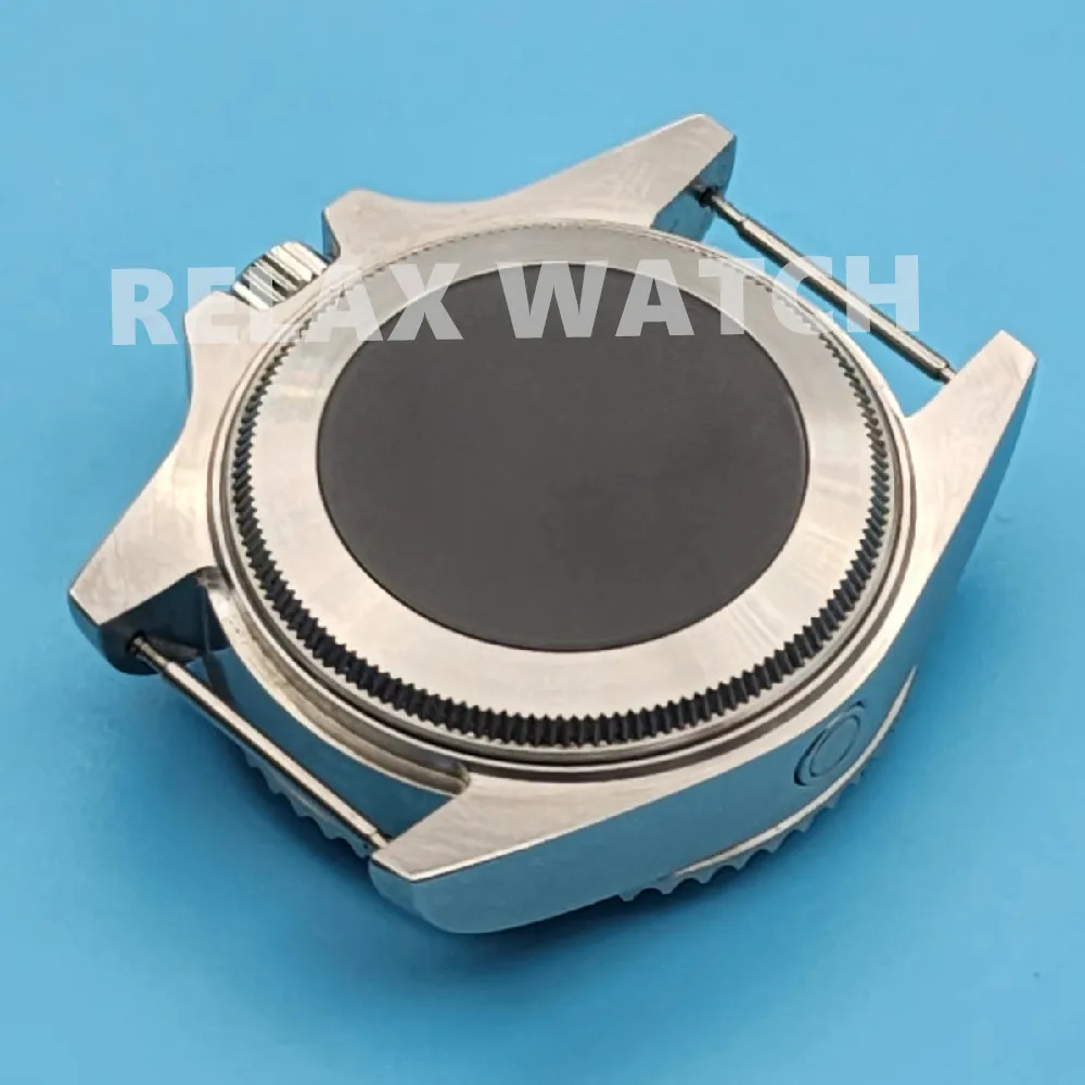 43 мм изогнутые часы из нержавеющей стали в морском стиле, подходят для Nh35 Nh36 Eta2824 Miyota8215, автоматический механизм