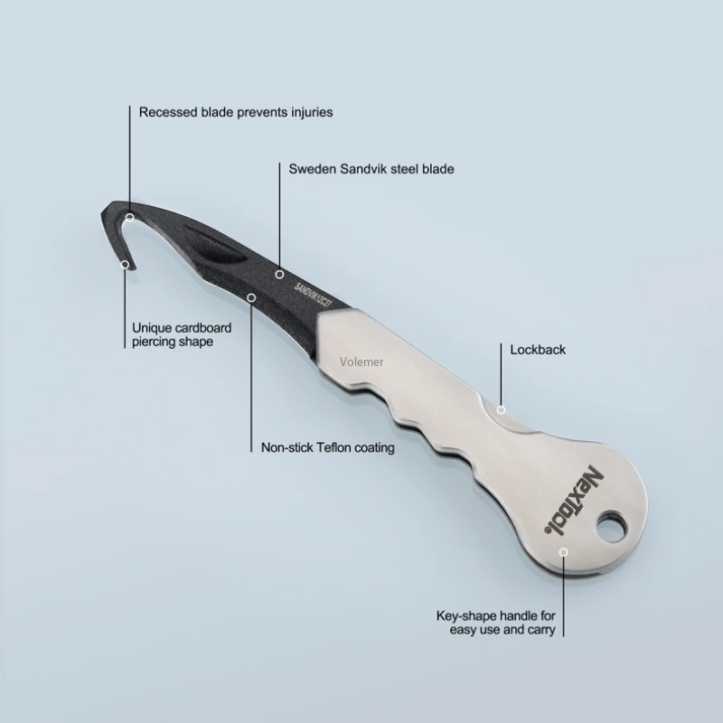 Youpin NEXTOOL صندوق فتاحة مفتاح الحجم متعدد أداة أدوات الإبداعية للحياة اليومية على ظهره حقيبة أدوات ألومنيوم محمولة NE0039 للتخييم في الهواء الطلق