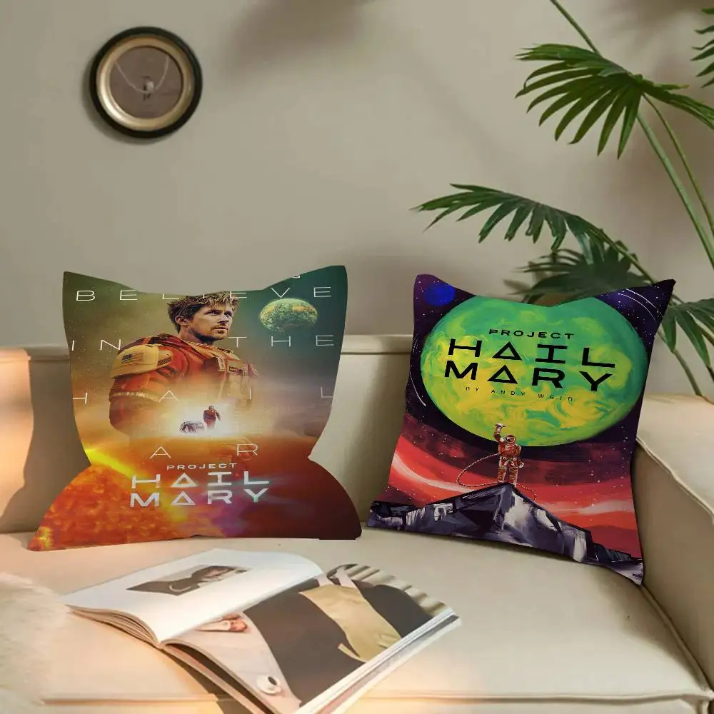 P-Project Hail Mary 2026 Movie 45*45cm Cushion Cover Pillow Cover Decor Pillowcase Home Pillowcase for Couch Pillow