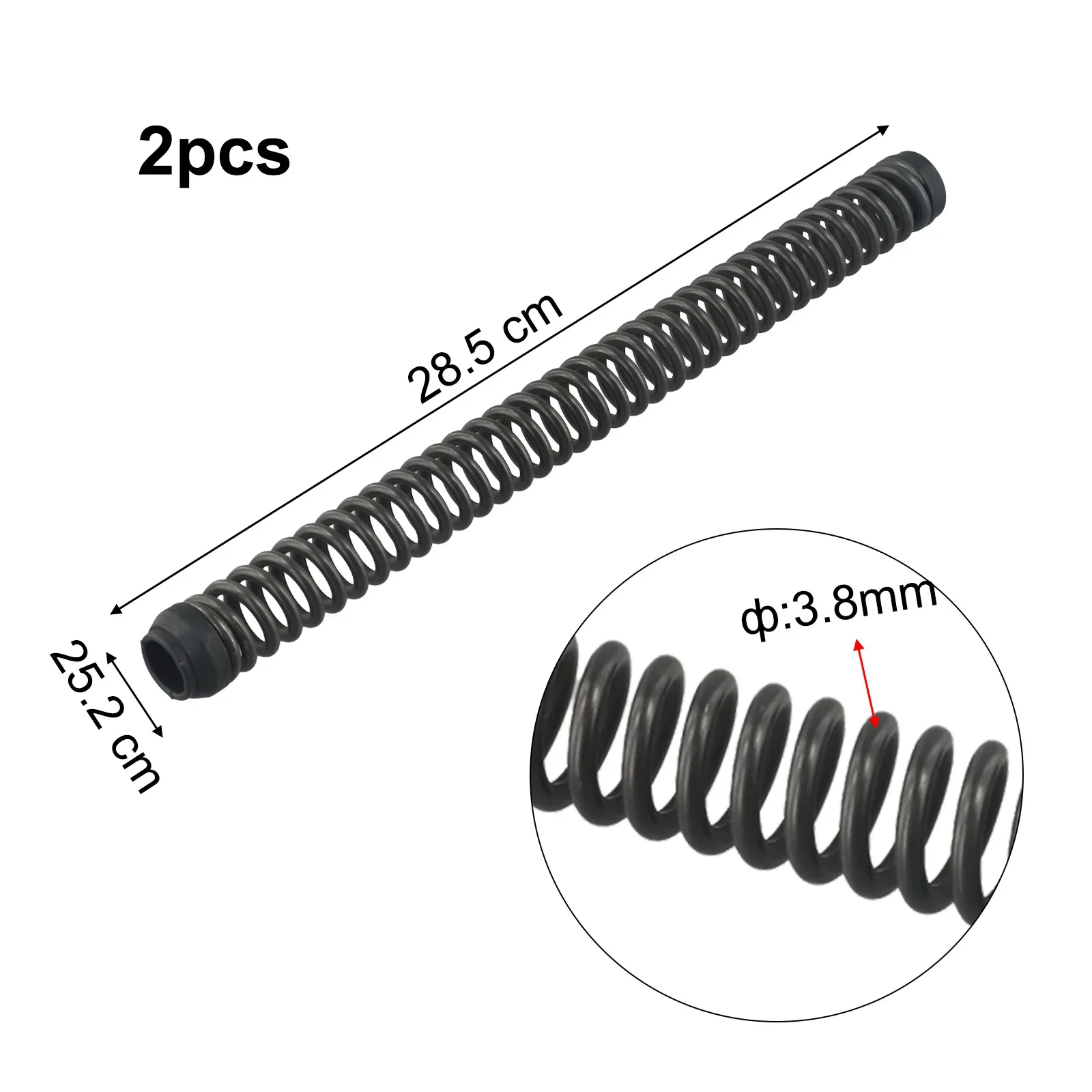 2pcs Bicycle Motorcycle Shock Struts Coil Spring Absorber For Mountain Bikes And Electric Bicycles Parts Front Fork Repair Tool