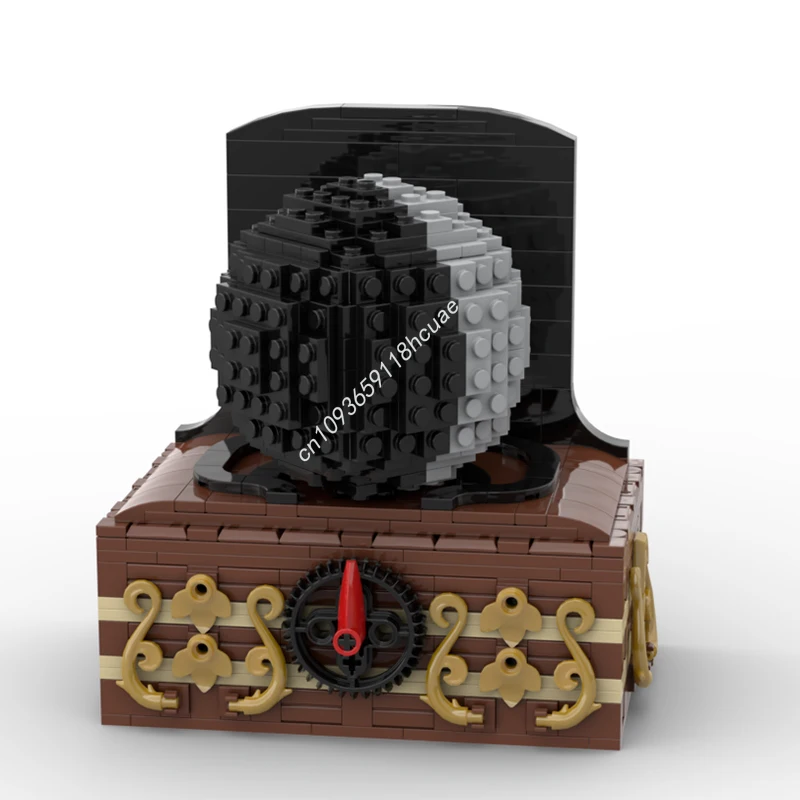 

762 шт. MOC, симулятор лунного цикла, строительные блоки, рождественский подарок, коллекционный дисплей, сделай сам, предназначенный для декоративного использования, руки