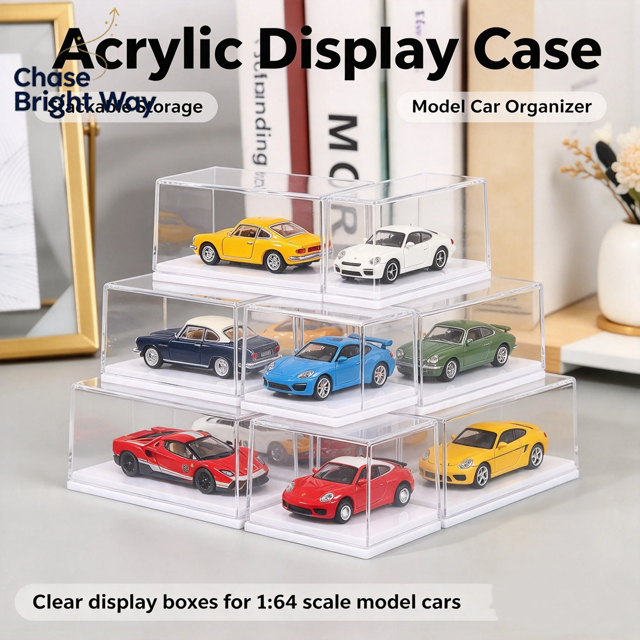 1:87 Transparent Acrylic Model Display Box Household Car/hand-made Model Storage Dustproof Storage Supplies For Figure Amateur