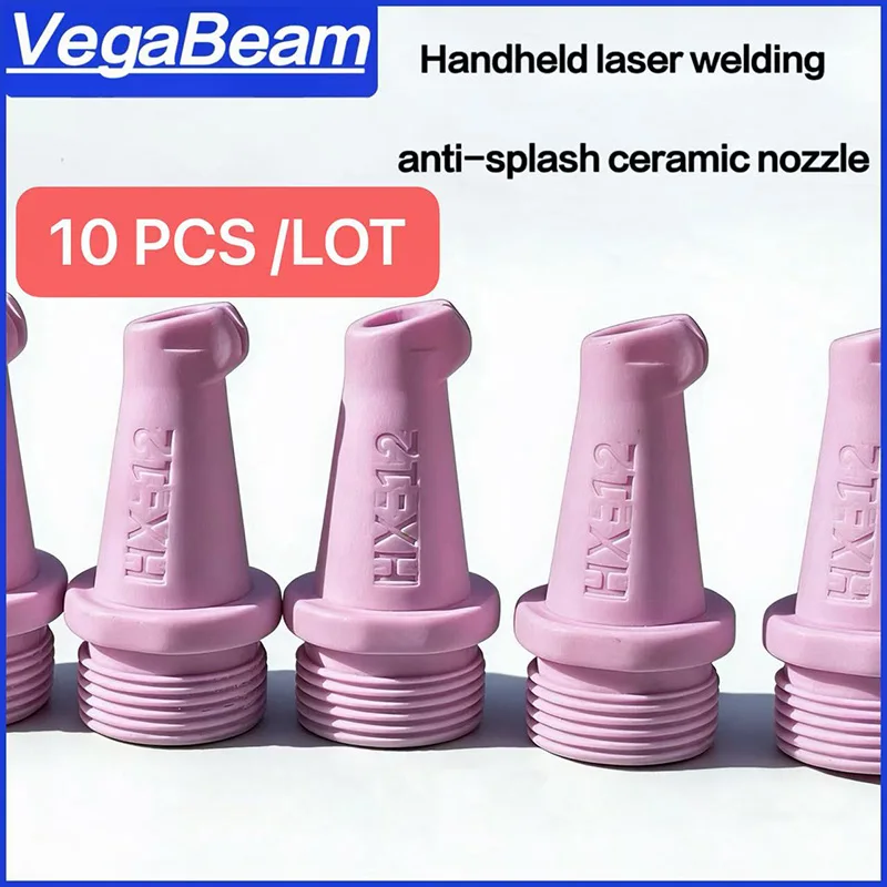 

10 pcs Handheld Laser Ceramic Welding Nozzle M16 AS-12 Fiber Optic Welding Machine Double Wire Cutting Nozzle 1.2 1.6 thickening