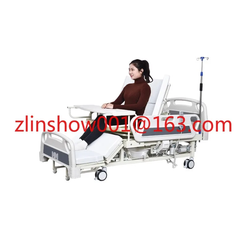 Electric rotating nursing bed  household patient paralysis bed multifunctional elderly bed automatic