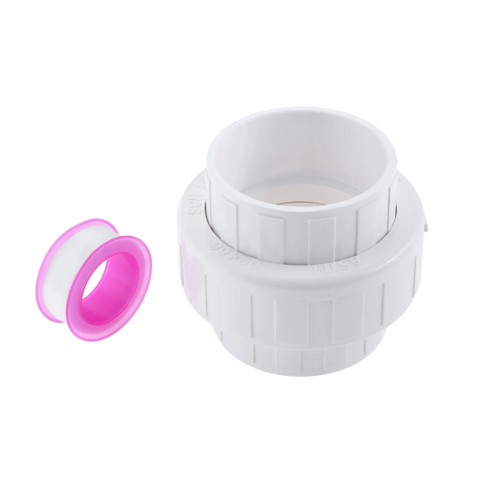 1Set PVC Slip Union for 2
