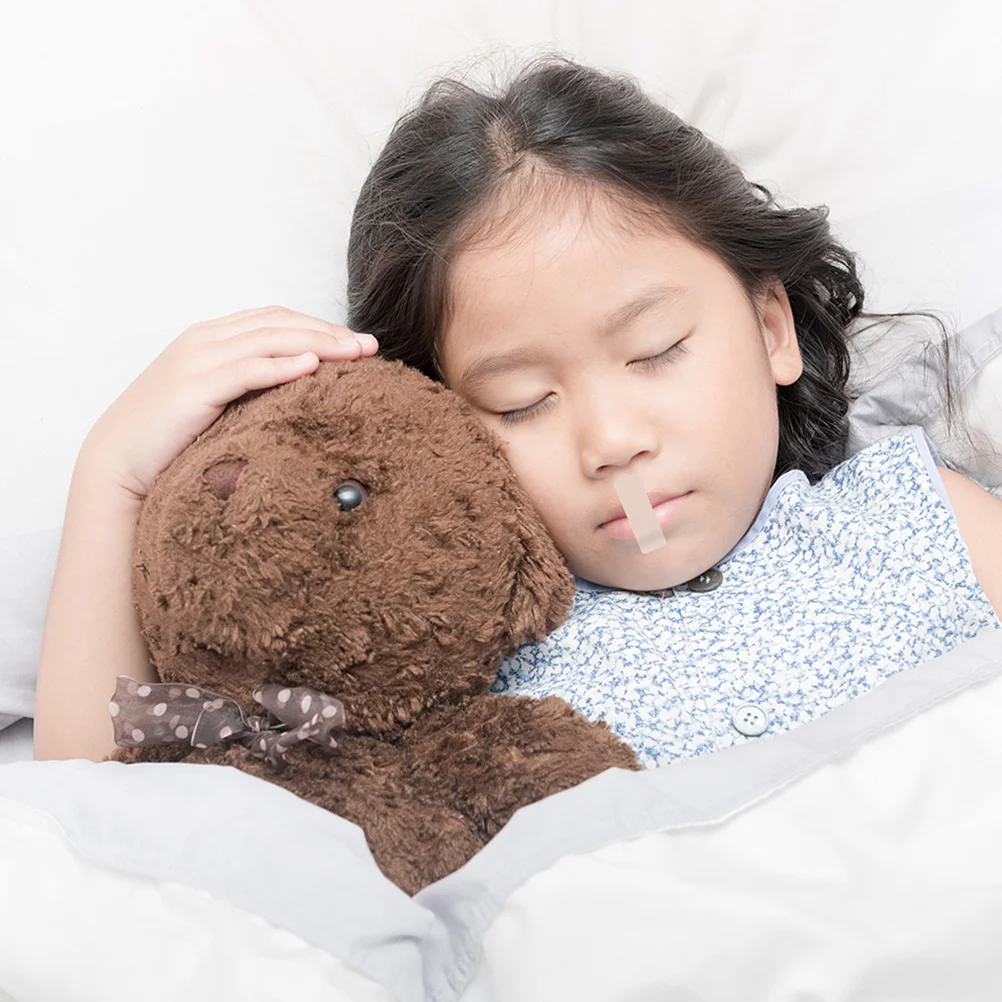 

20 шт. силиконовая лента для рта, пластырь для коррекции дыхания, полоска для ночного сна, мягкая клейкая наклейка для рта, терапия