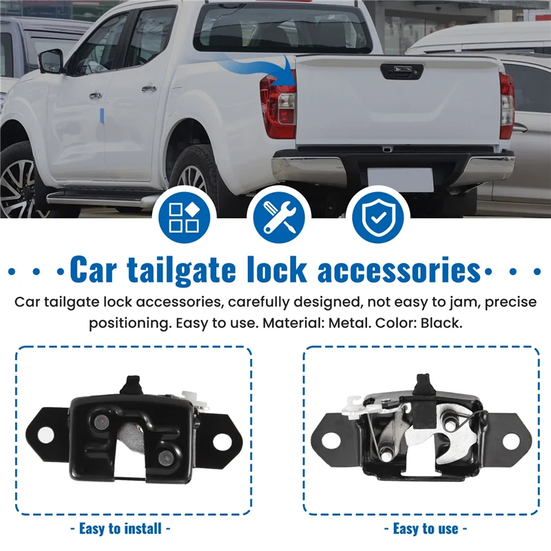 

1 шт. черный замок задней двери автомобиля замок задней двери замок задней двери для Nissan Navara D40 2004-2012 90503-JT30A 90503-EB700-FSM