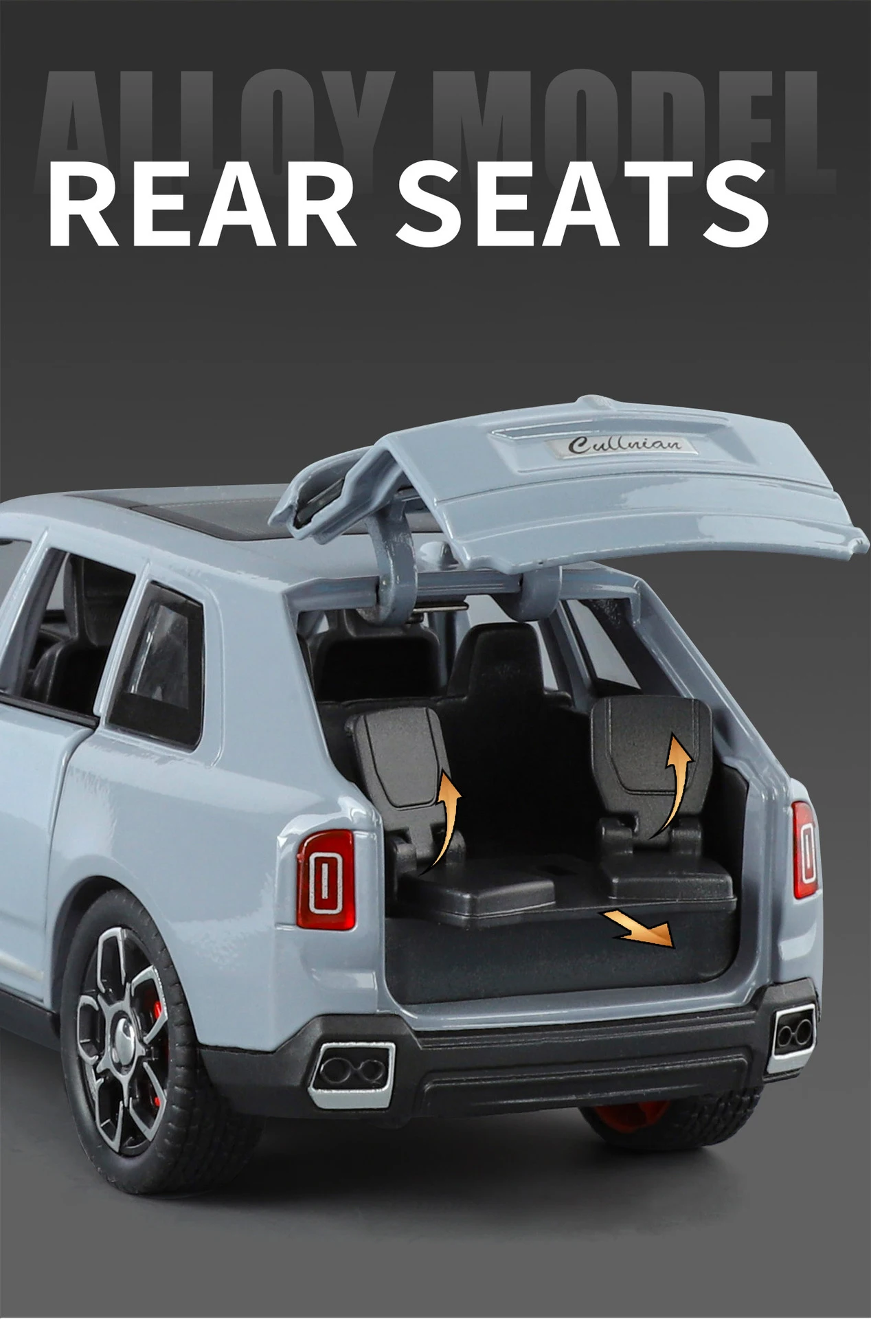 1/32 2025 Rolls Royce SUV Cullinan Legierung Luxusauto Modell Druckguss Metall Spielzeug Geländewagen Auto Modell Sound und Licht Kinder Geschenk – Detail 8