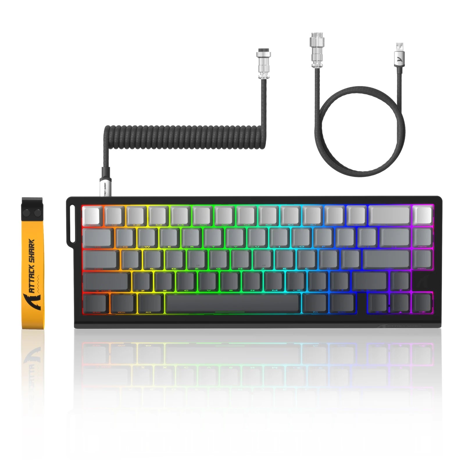 ATTACK SHARK X68HE 60% ラピッドトリガー磁気スイッチ有線メカニカル