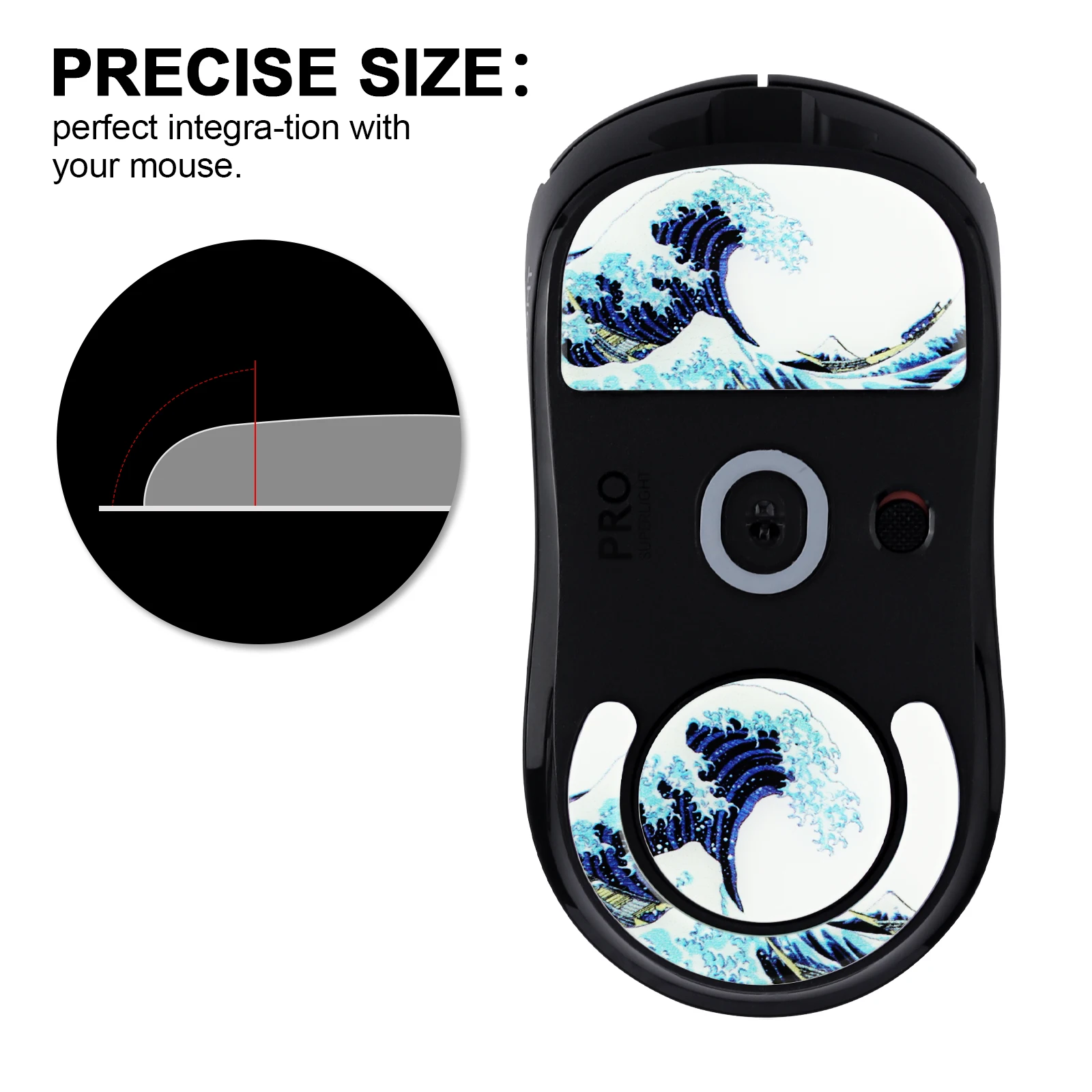 The Magnificent spray for 1Set Mouse Tempered glass for Logitech GPW2 Superlight Wireless Mouse Anti Slip Feet Stickers