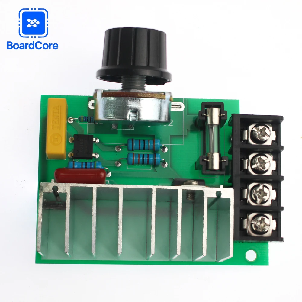 4000W AC 220V SCR Motor Speed Controller, Voltage Regulator Dimmer Thermostat for Industrial Use
