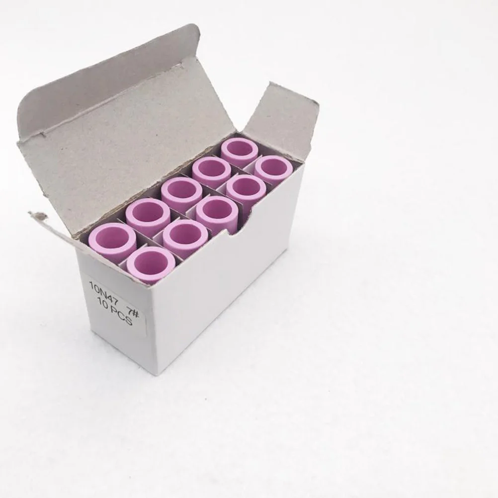 

10Pcs Argon Arc Welding Nozzle with Low Burn-Loss High Durability for Professional Tig Welding Torch Parts 10n47