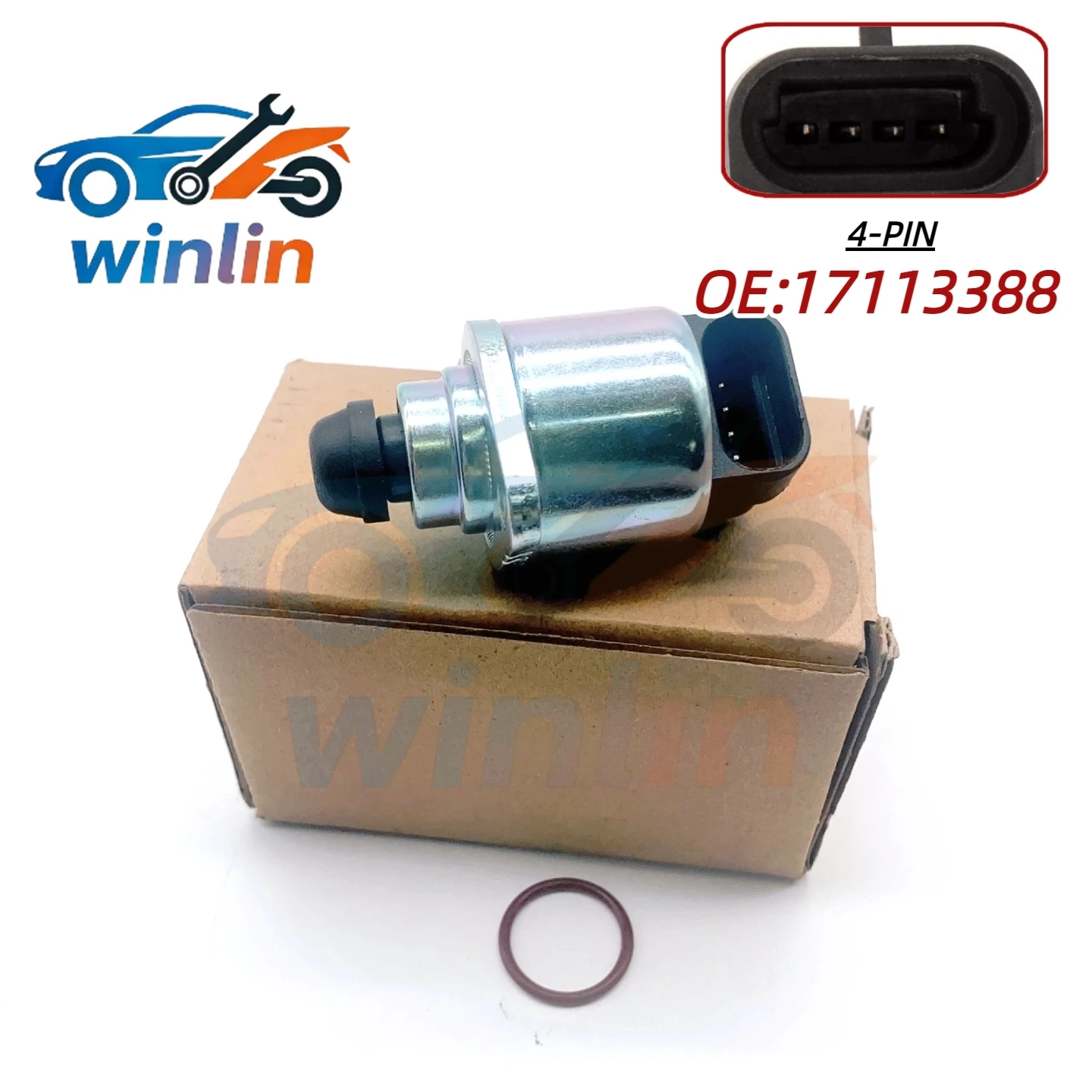 Válvula de Control de Aire en Reposo (IACV) de Repuesto 17113388 para Cadillac Deville, Eldorado, Seville, Oldsmobile, Pontiac 1996-1999