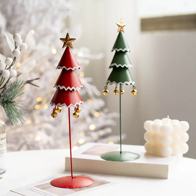 Creative Iron Christmas Tree Decoration Home Tabletop Supplies Nordic Modern Art Style Bedroom Wedding Scene Christmas Gifts