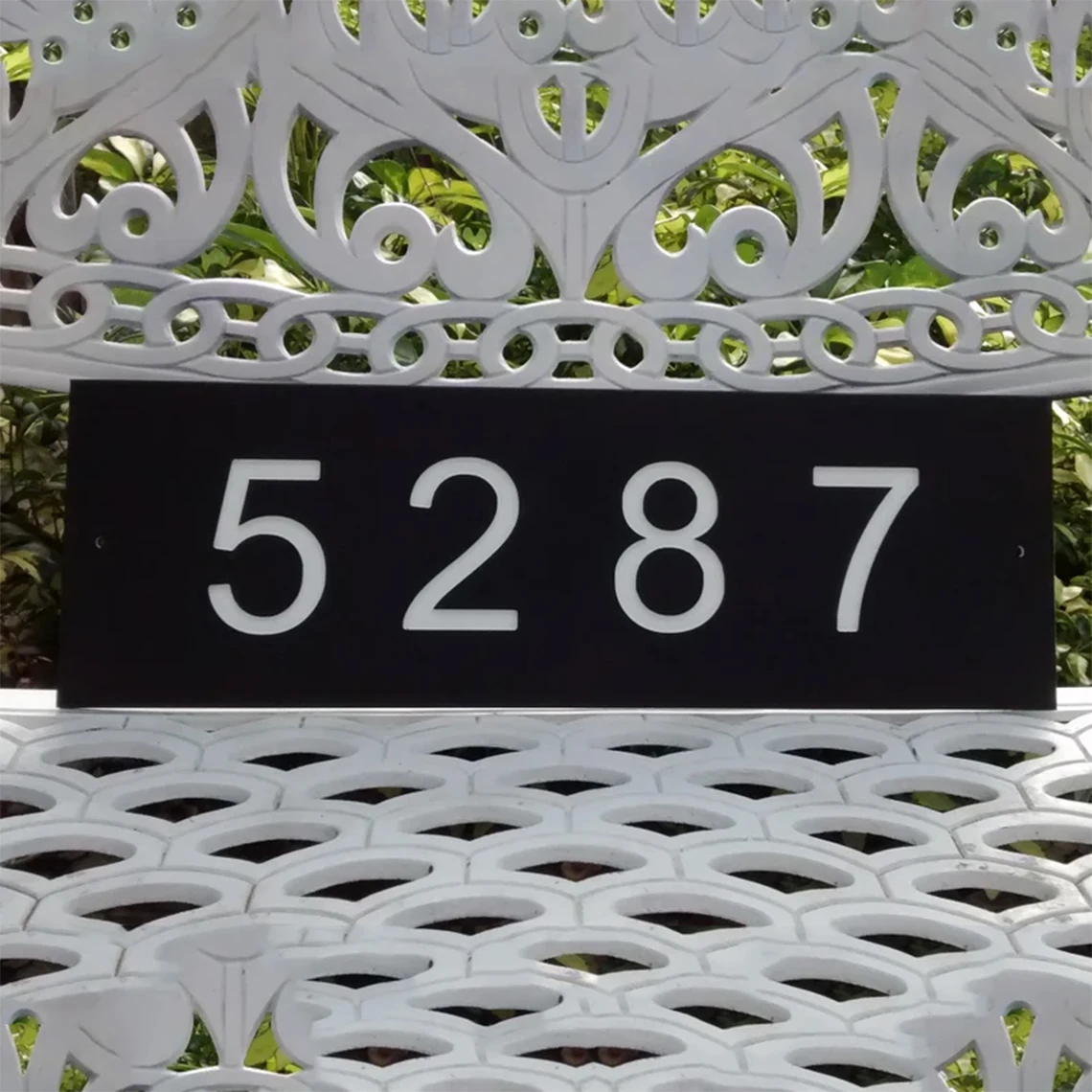 House Number Plaque, Number Plaque, Address Plaque, House Number Horizontal, Address Sign, Out Door Sign, Custom House Numbers,