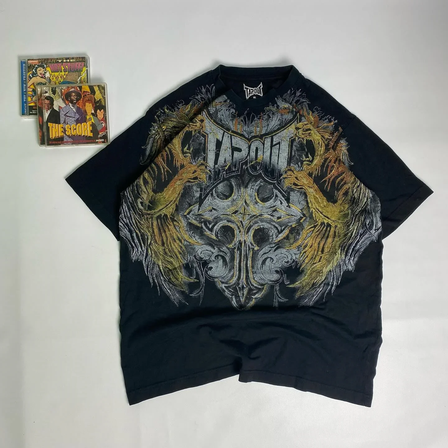 New Tapout Series T-Shirts Unisex Retro American Gothic Summer Casual Tops Hip-Hop Punk Printing Street Clothes