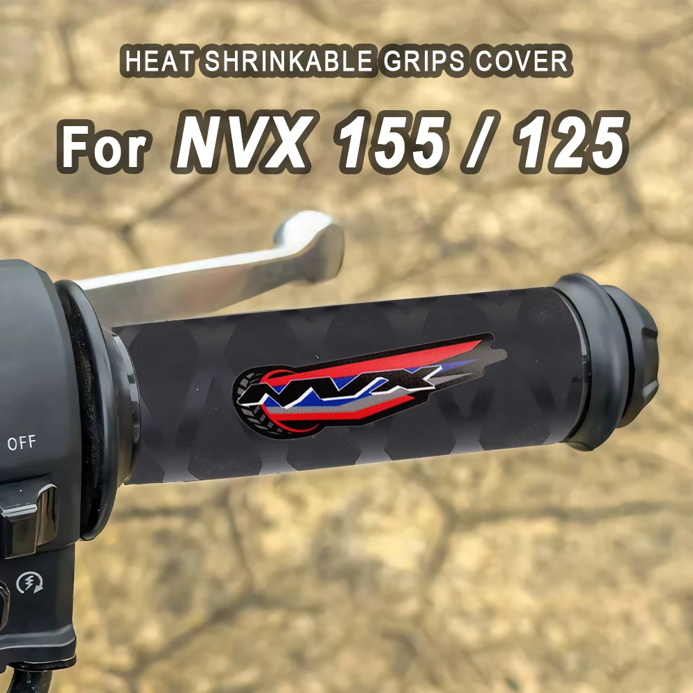 Fashion Motorcycle Handlebar Cover Heat Shrinkable Grips Rubber Gloves Accessories For Yamaha NVX 155 150 125 NVX125 NVX155 2026