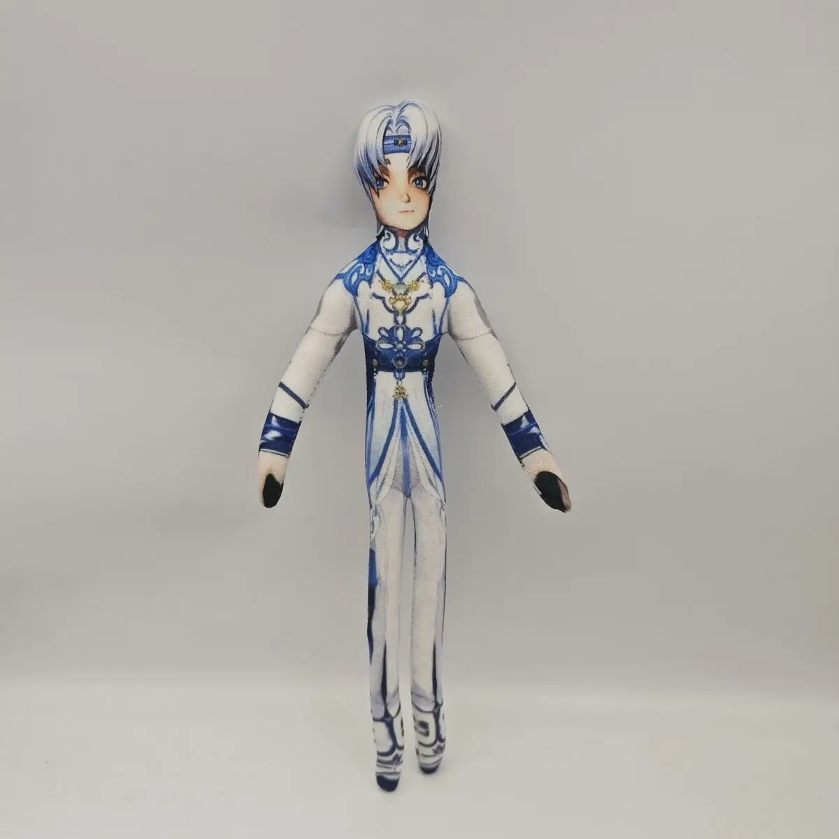 Forza di lavoro soprannaturale Vivian Xiaoyao Bambole di pezza mobile Corpo astratto Scheletro di filo Halloween Prop Fatto a mano