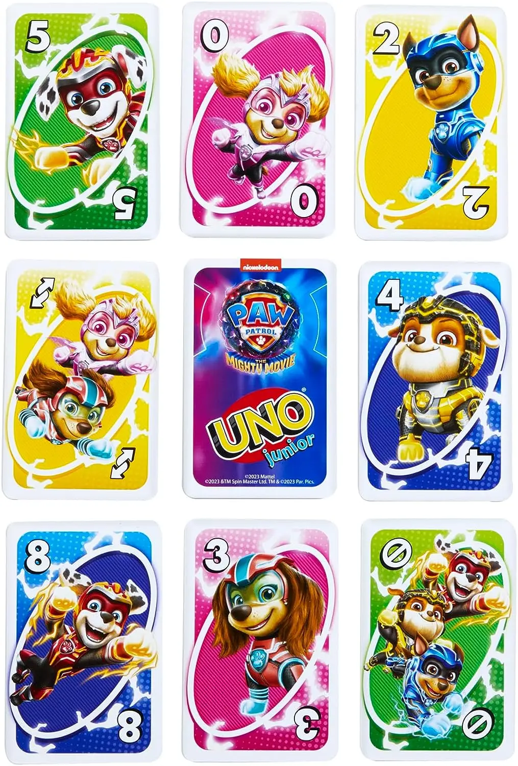 Mattel UNO Games Paw Patrol Card Game Family Funny Entertainment Board Game Poker Cards Game Gift Box