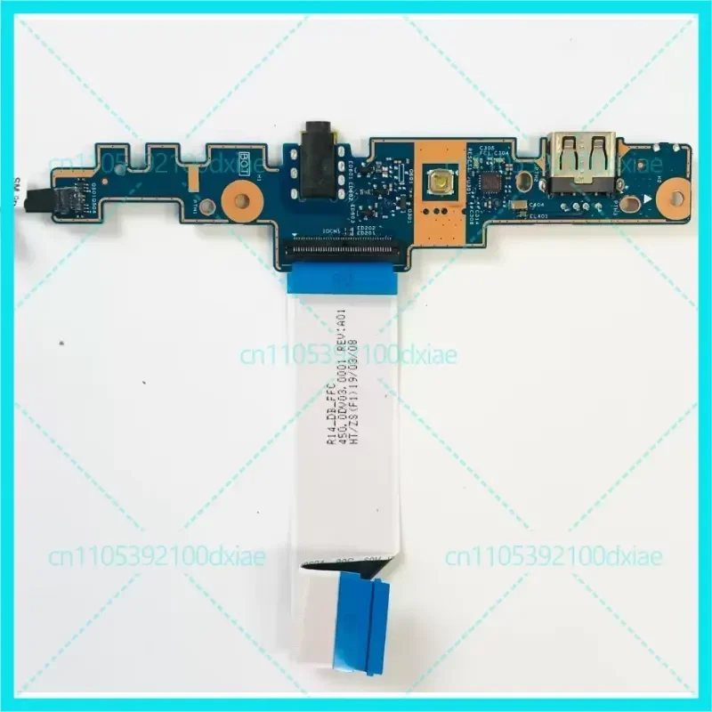 for Acer SP314 SP314-51 SP314-52 17A86-2 Replacement Power Button Audio Jack USB Port Circuit Board Module Repair Part